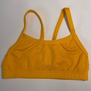 Motionwear Racerback Cami Bra Top Yellow, IC 6X-7